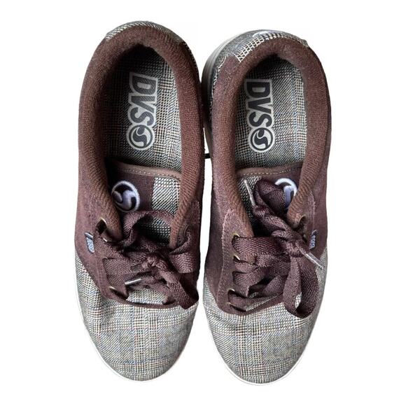 DVS Men’s Inmate SMU JR Fabric/Suede Skate Skateboard Shoes Size 8 Brown EUC - Picture 7 of 16